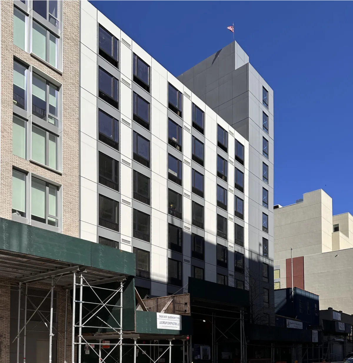 Construction Nears Completion At 39-26 30th Street In Dutch Kills, Queens